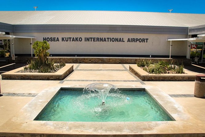 Airport Shuttle - The welcome board and luggage help