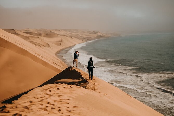 Sandwich Harbour 4x4 Guided Tour - Unforgettable Adventure - Walvis Bay Esplanade and the pink salt lakes