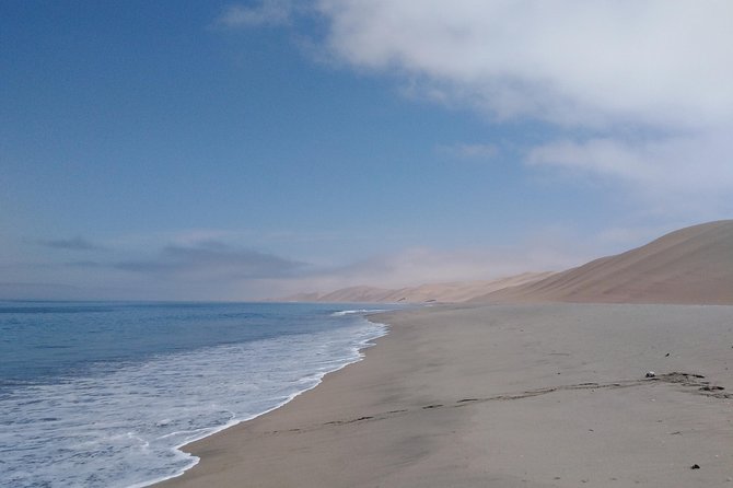 Sandwich Harbour 4x4 guided tours.Join us for an awe inspiring adventure. - The 4x4 ride across beach and sand