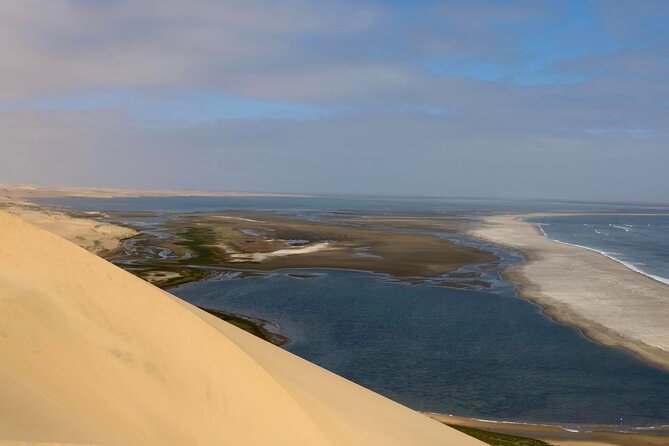 Sandwich Harbour 4x4 Tour - Reaching the dunes above Sandwich Harbour