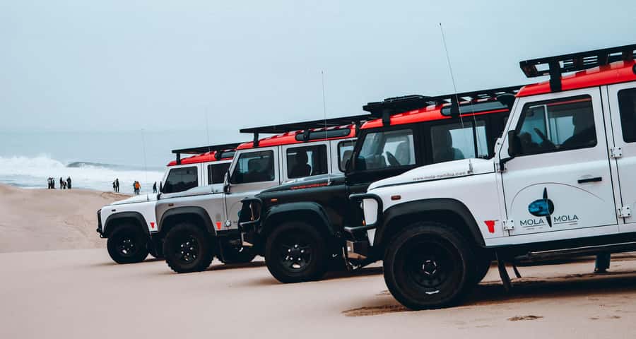 Walvis Bay: Dolphin Cruise, Pink Lakes and 4x4 Dune Drive - Lunch in the dunes, with a little ceremony