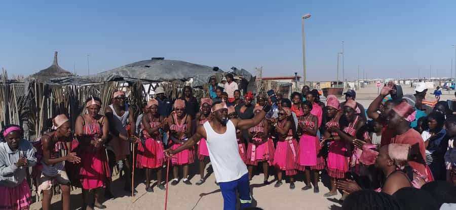 Walvis Bay: Mondesa Township Tour - From Walvis Bay toward Mondesa