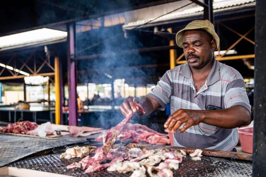 Windhoek: City and Township Tour - Kapana at the Single Quarters market